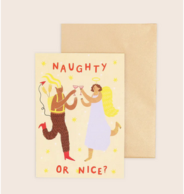 Naughty or Nice Christmas Greeting Card