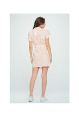 Polka Dot Print Button Up Shirt Dress*