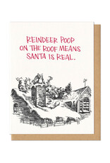 Reindeer Poop Greeting Card