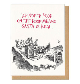 Reindeer Poop Greeting Card