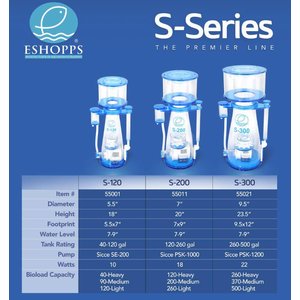 ESHOPPS S-300 Cone Skimmer 4th Gen 500g