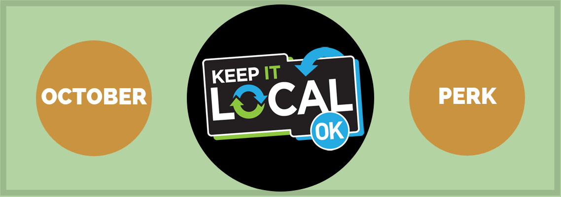 October Keep It Local OK Perk: Clothing