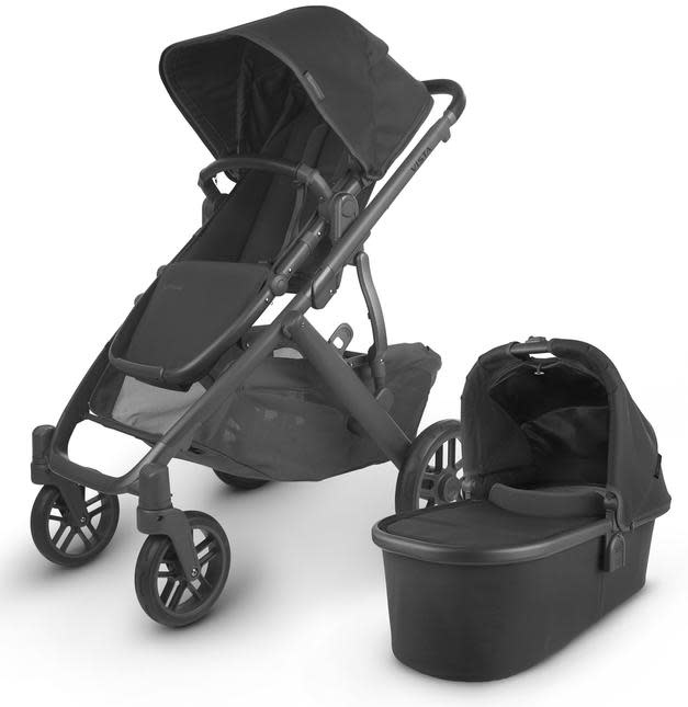 uppababy vista bassinet age