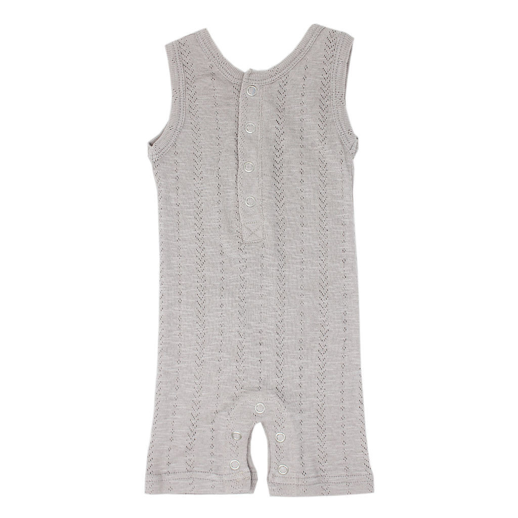 Grey Lovedbaby Sleeveless Bodysuit New Born