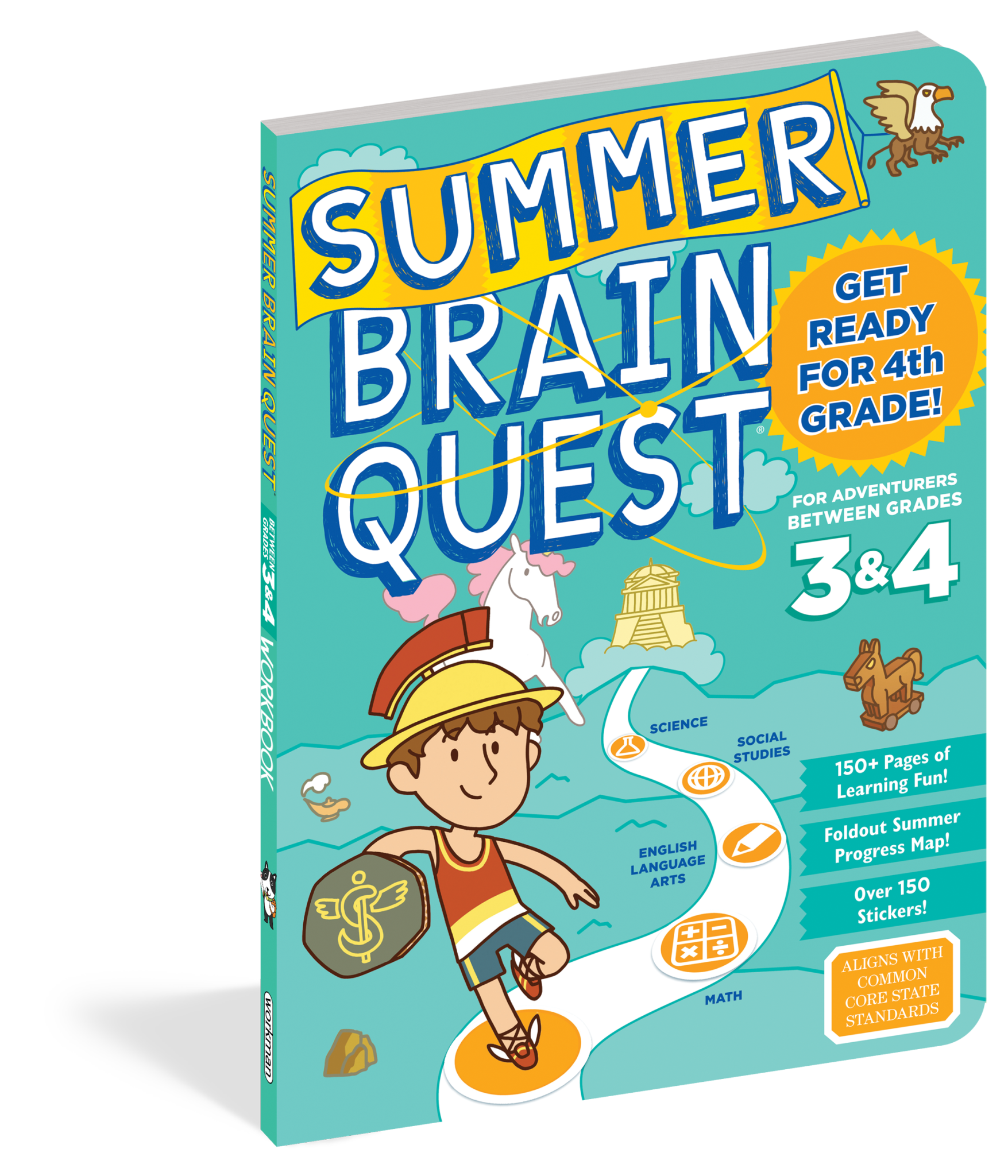 summer brain quest workbooks by grade 3rd to 4th green bambino