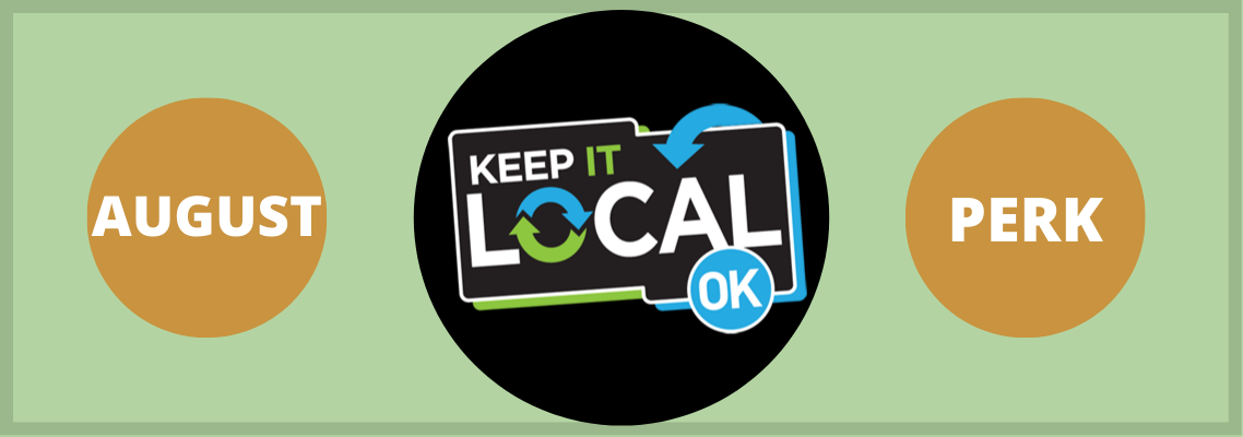 August Keep It Local Perk: Bonus Reward Perks