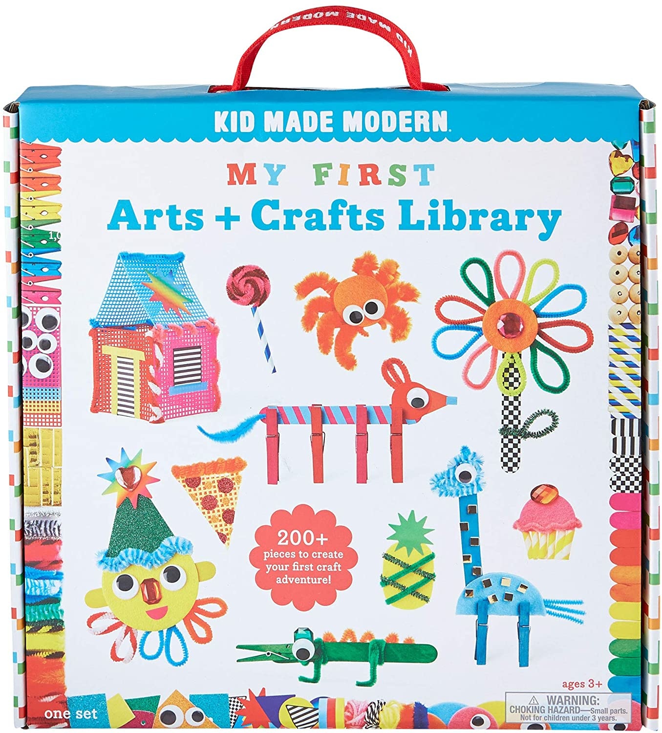 kid made modern arts and crafts library set