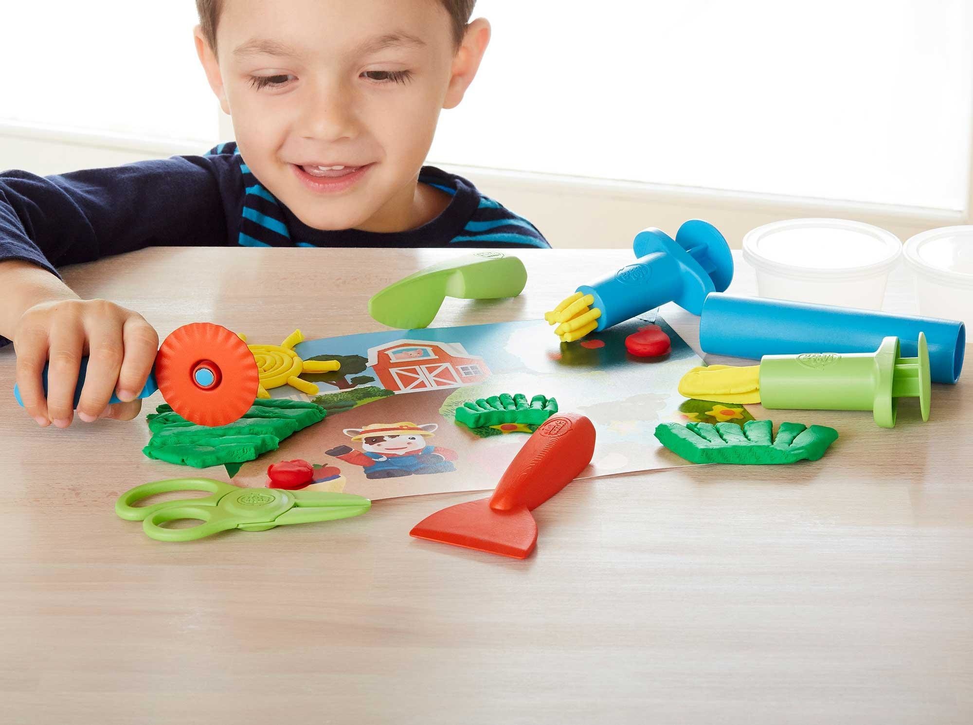 green toys tool essentials dough set