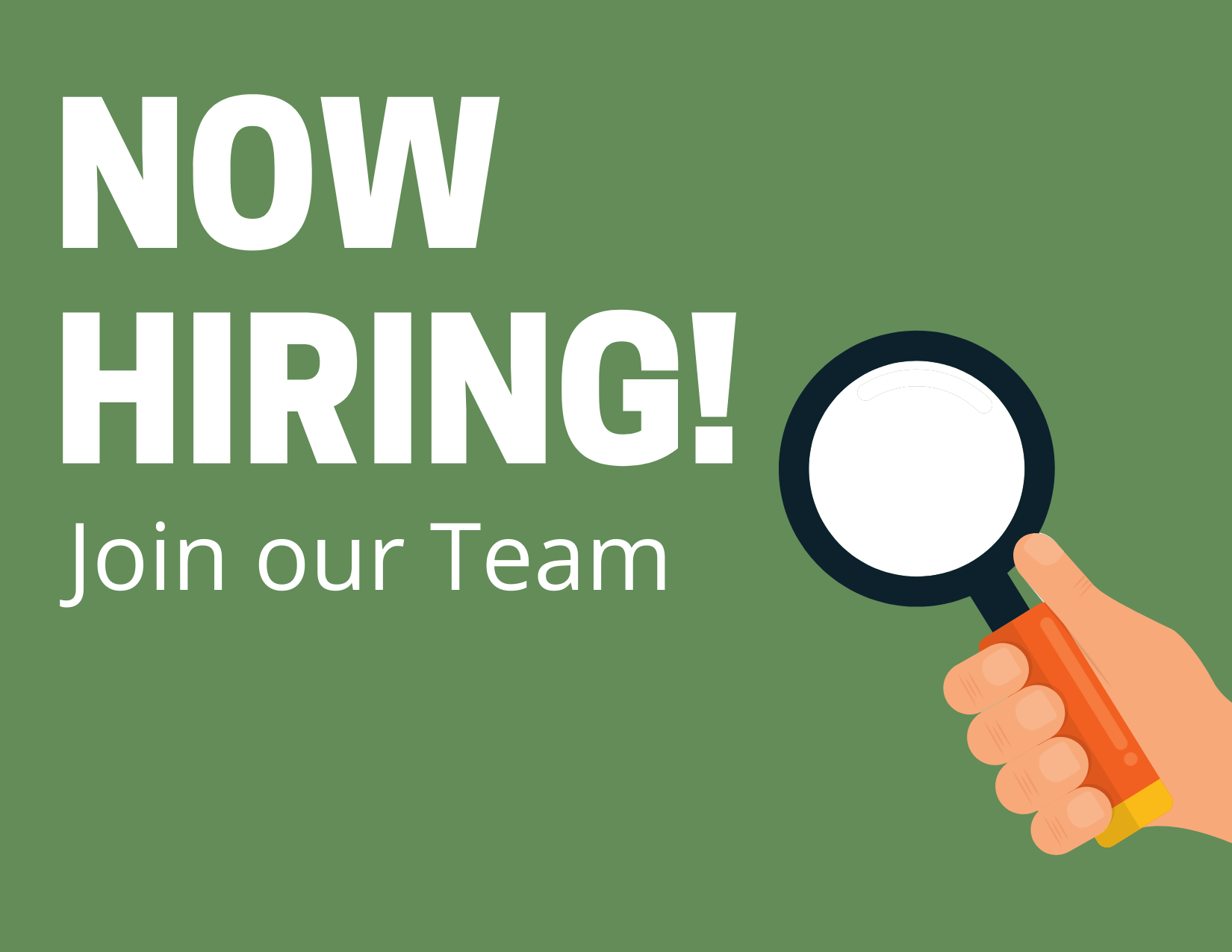 Now Hiring - Summer 2021