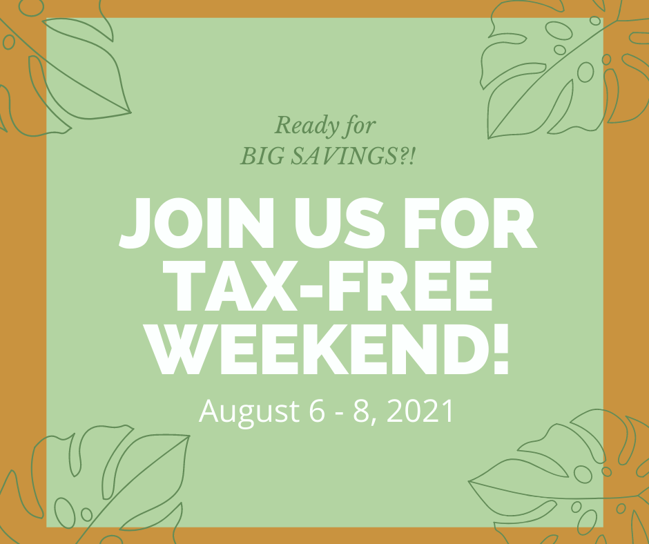 Oklahoma's Tax Free Weekend 2021