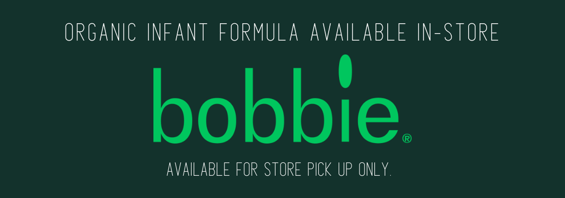 Bobbie Organic Infant Formula available in-store