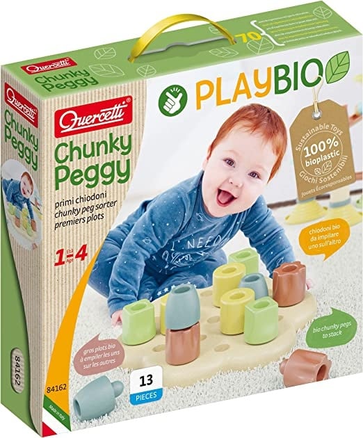 Quercetti Chunky Peggy Toy BioPlastic