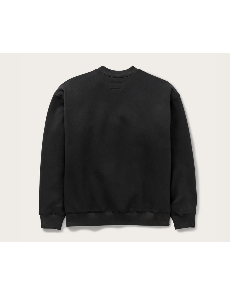 black crew neck sweatshirt