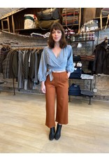 free people denim top