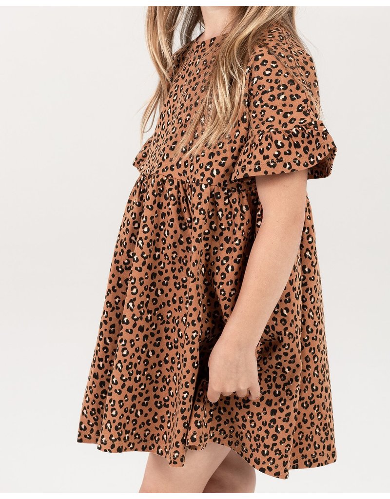 cheetah babydoll dress
