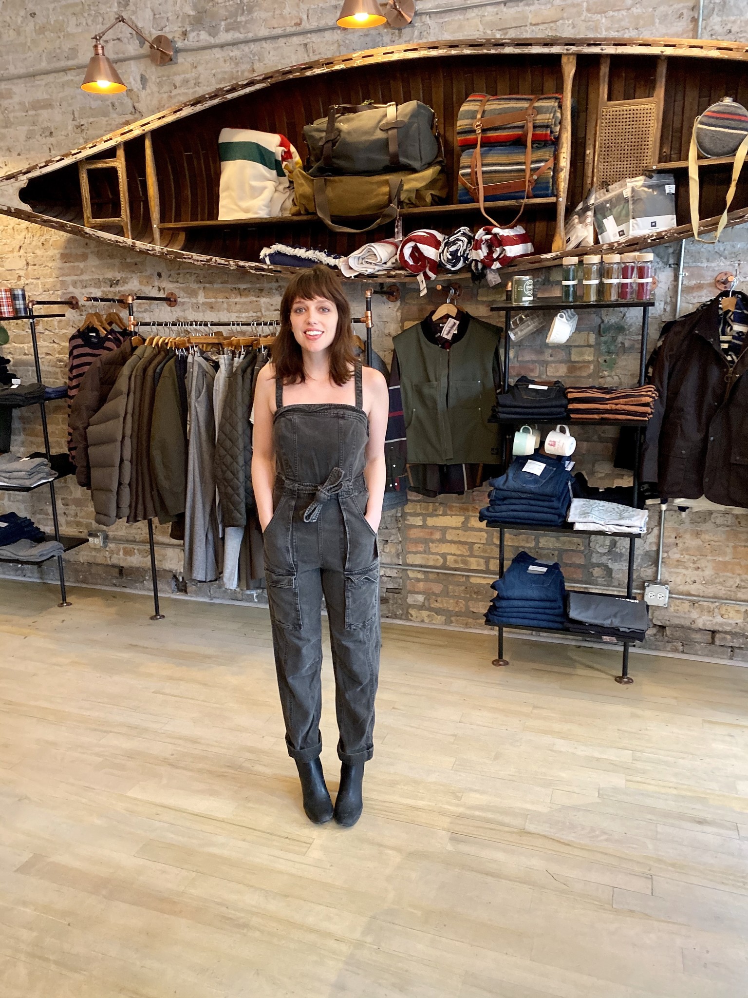 free people utility jumpsuit