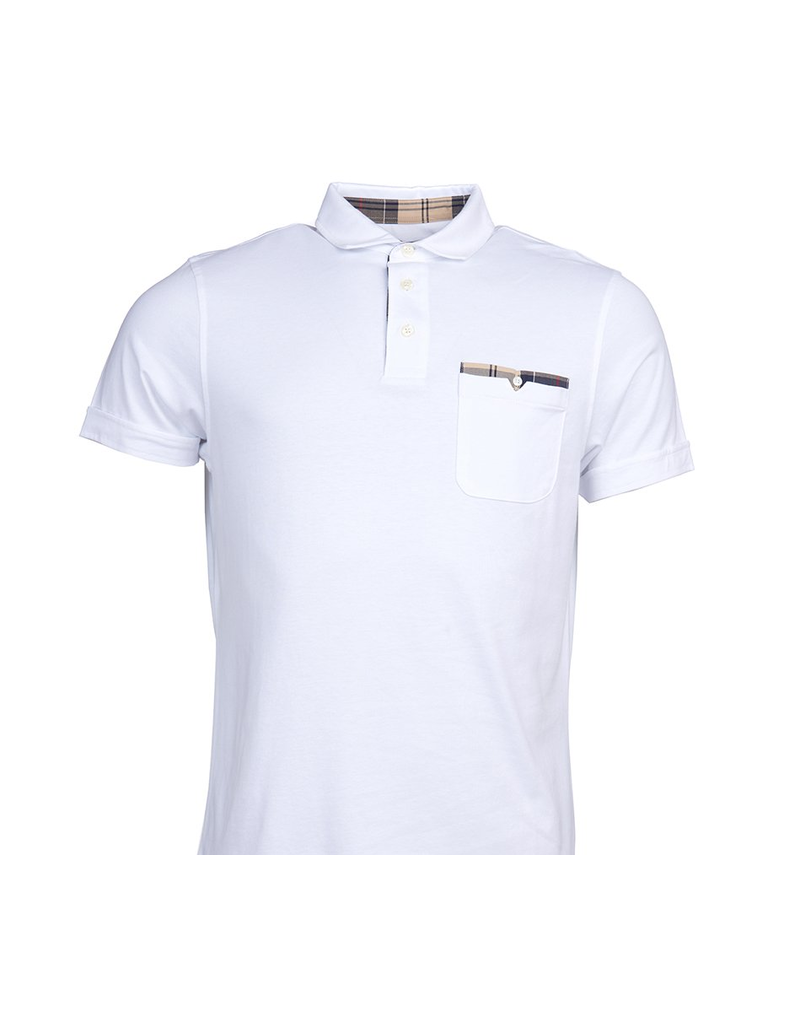 Barbour White Corpatch Polo