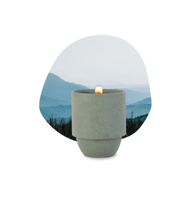 Paddywax National Parks Ceramic Candle GREAT SMOKY MOUNTAINS MAPLEWOOD & MOSS