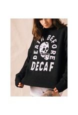 Pyknic Death Before Decaf Knit Sweater