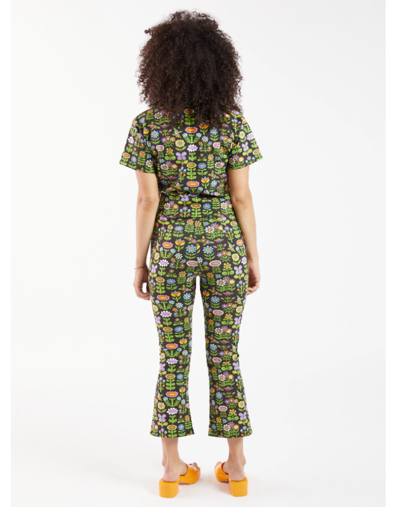 Nooworks Cropped Kick Flare Pant Awesome Blossoms