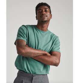 Richer Poorer Blue Spruce Weighted Organic Cotton Tee