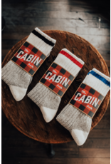 Upstate Stock Blue Cabin Sock