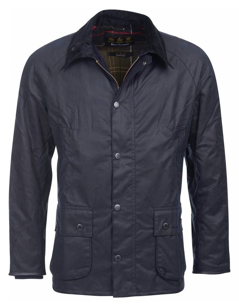 Bourbour Sterling Waxed Jacket Navy 