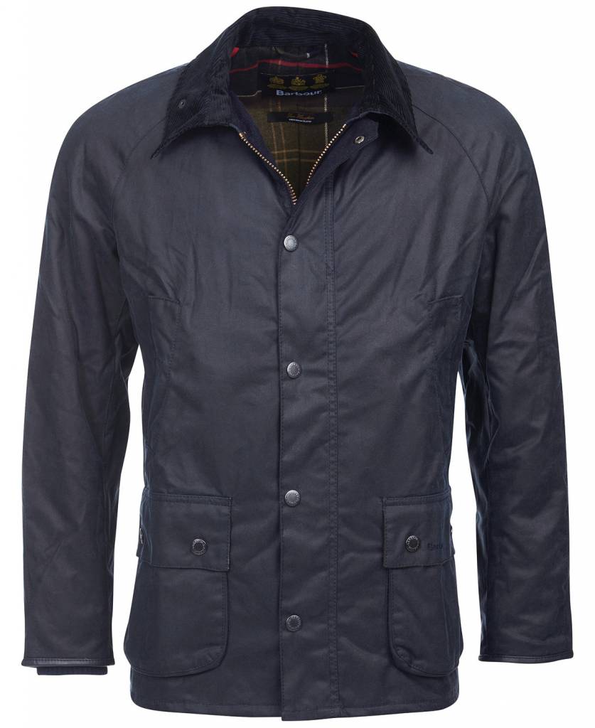 Bourbour Sterling Waxed Jacket Navy 