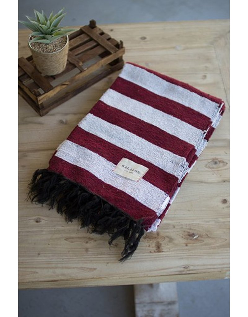 Kalalou Stripe Blanket/ Table Cloth