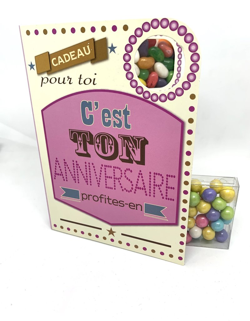 Sweeting Cards Francais - Bon Anniversaire REHBF1F