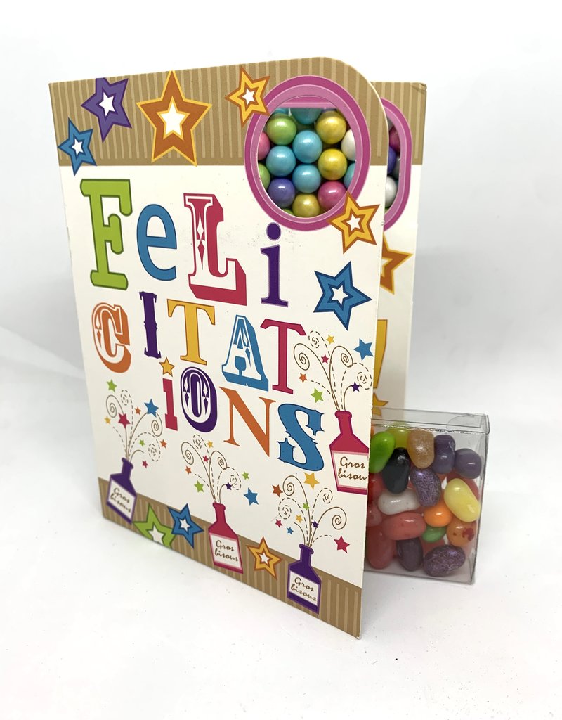 Sweeting Cards French - Felicitations NKBLU1F