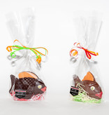 Striped Filled Easter Fish Dark Chcolate - 120g