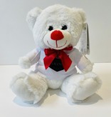 Plush Friendly Valentine Bear 8''