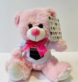 Plush Friendly Valentine Bear 8''