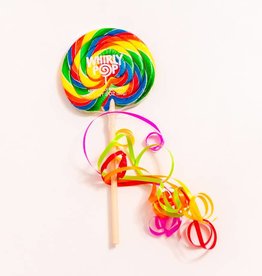 Whirly Pop suçons spirales Arc-en-ciel 4" - 3oz