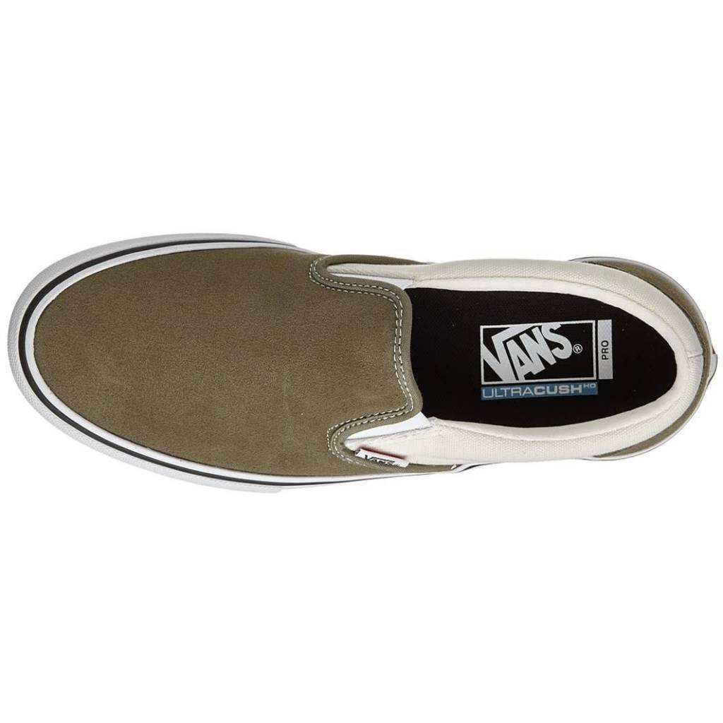 Vans Vans Slip On Pro Dusky Green Marshmallow Ninetimes Skate Shop