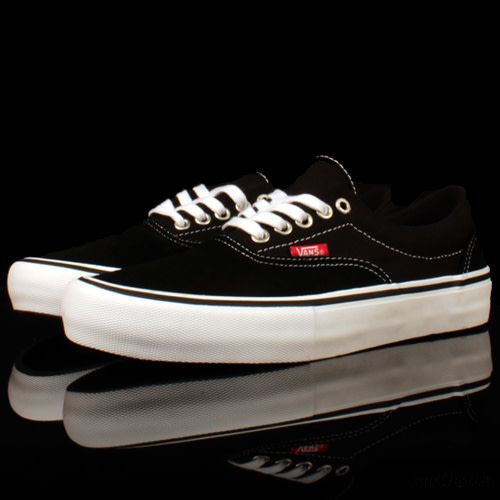 vans era pro black white gum