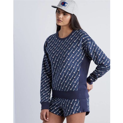 CHAMPION Reverse Weave Crew All Over Print CHAMPION Reverse Weave Crew All Over Print