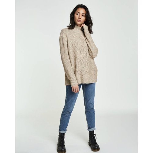 Backdrop Cable Mock Neck Backdrop Cable Mock Neck