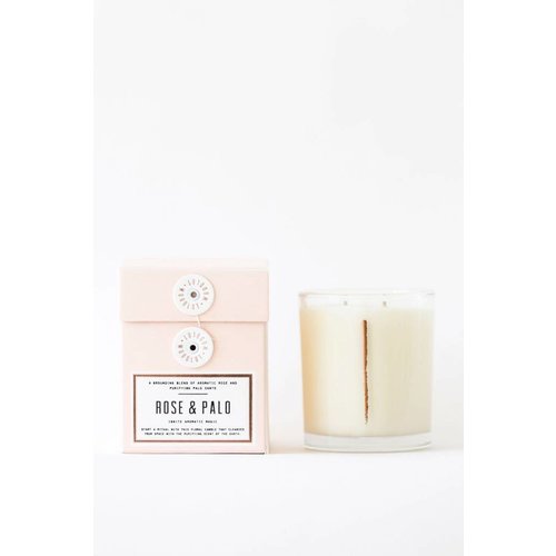 Woodlot Rose + Palo 13.50z Candle Woodlot Rose + Palo 13.50z Candle