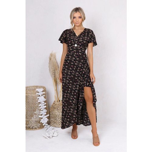 Lost in Lunar Eliza Wrap Dress Lost in Lunar Eliza Wrap Dress