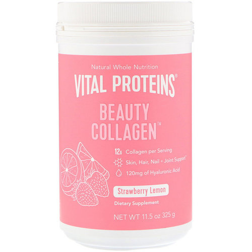 Vital Proteins Strawberry Lemon Beauty Collagen 10oz Vital Proteins Strawberry Lemon Beauty Collagen 10oz