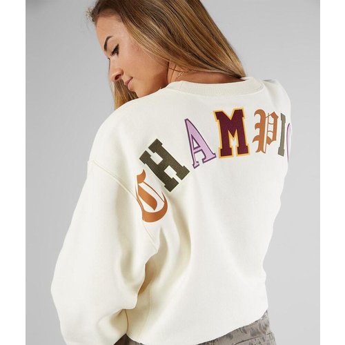 CHAMPION Reverse Weave Old English Cut Off Crew CHAMPION Reverse Weave Old English Cut Off Crew