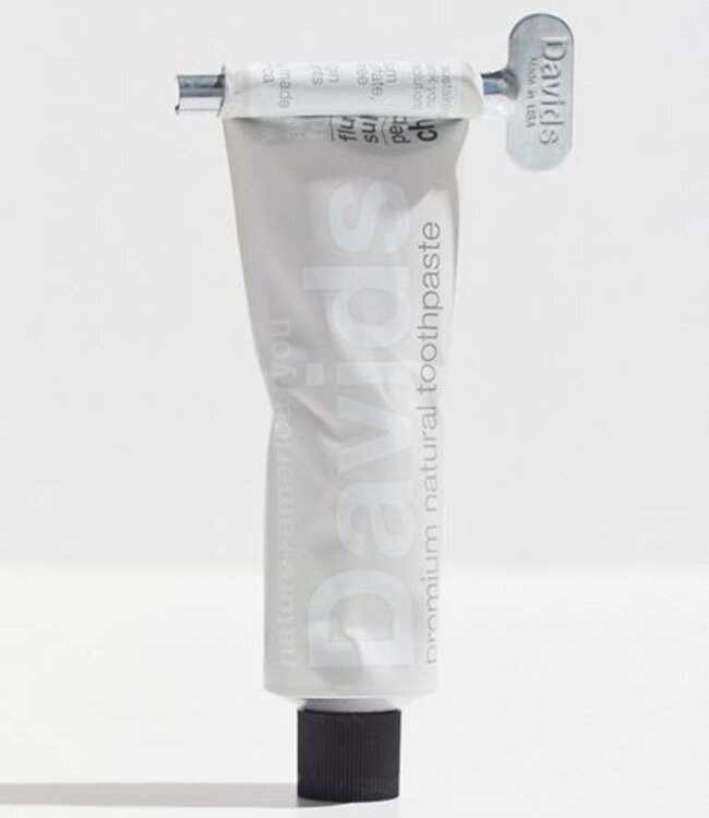 David's Toothpaste Davids premium toothpaste / charcoal+peppermint