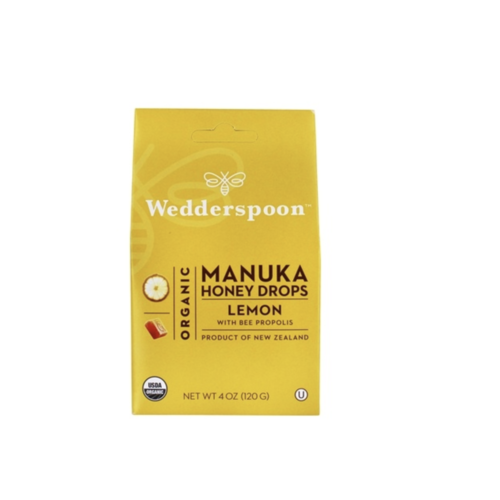 Wedderspoon Organic Manuka Honey Drops Lemon + Propolis Wedderspoon Organic Manuka Honey Drops Lemon + Propolis