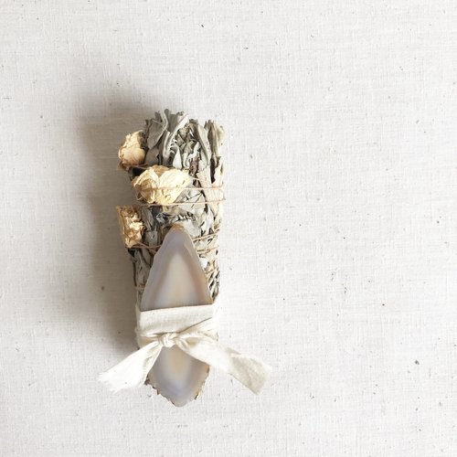 Catherine Rising Rose Agate Smudge Stick Catherine Rising Rose Agate Smudge Stick