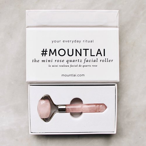 Mount Lai Mini Rose Quartz Roller Mount Lai Mini Rose Quartz Roller