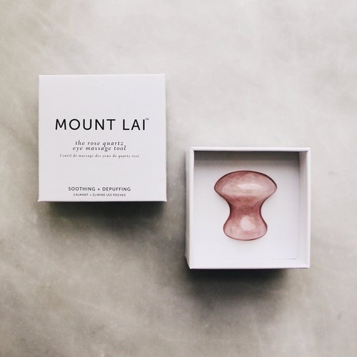 Mount Lai Rose Quartz Eye Massage Tool Mount Lai Rose Quartz Eye Massage Tool