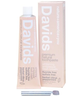 David's Toothpaste Davids premium toothpaste / herbal citrus peppermint