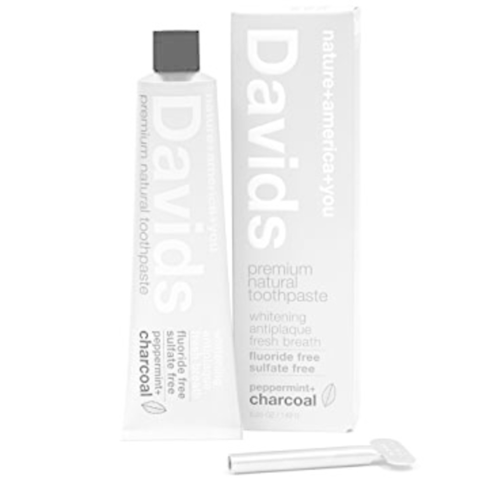 David's Toothpaste David's Natural Toothpaste + Charcoal